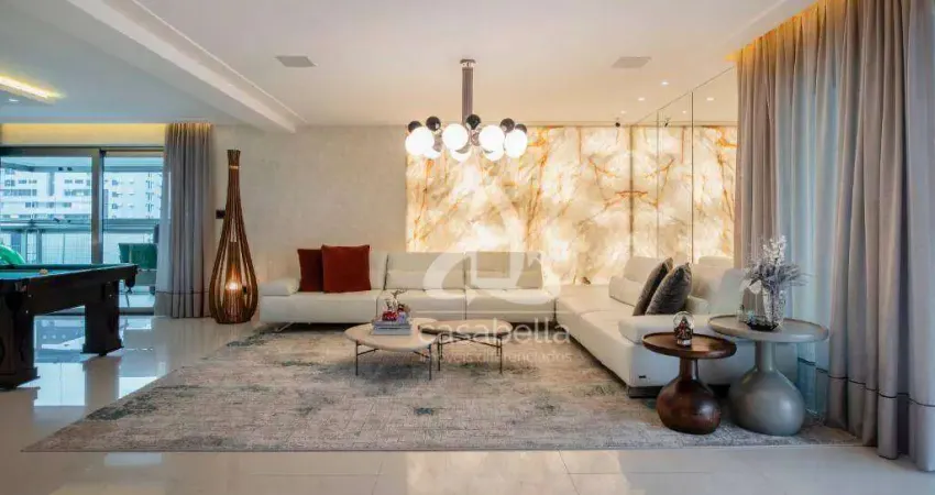 Apartamento com 4 dormitórios à venda, 488 m² por r$ 12.500.000,00 - ponta da praia - santos/sp