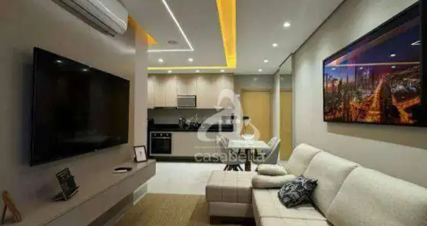 Apartamento com 2 dormitórios à venda, 75 m² por r$ 998.000,00 - josé menino - santos/sp