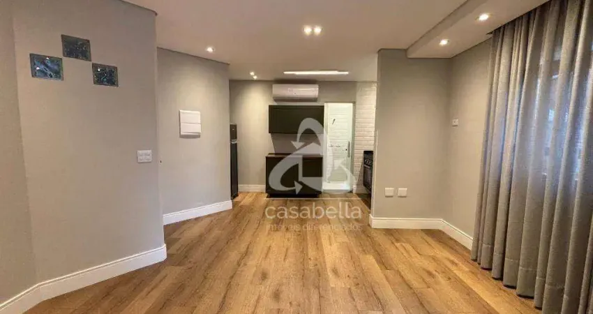 Apartamento com 1 dormitório para alugar, 60 m² por r$ 5.200,00/mês - aparecida - santos/sp