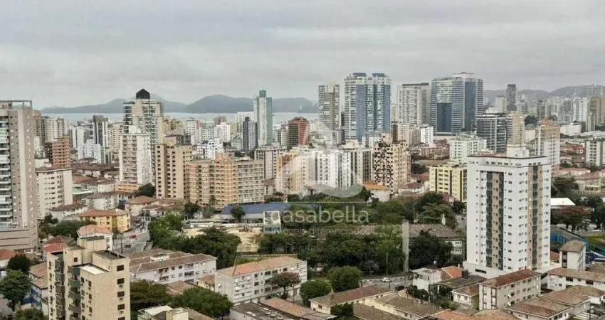 Apartamento com 3 dormitórios à venda, 77 m² por r$ 750.000,00 - ponta da praia - santos/sp