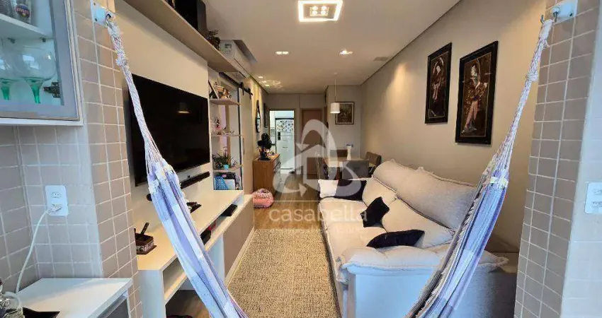 Apartamento com 2 dormitórios à venda, 66 m² por R$ 930.000,00 - Campo Grande - Santos/SP