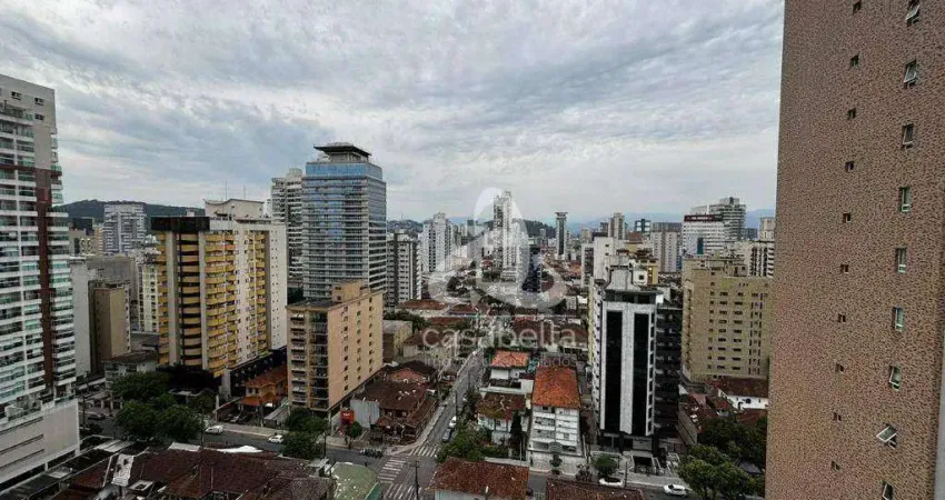 Apartamento com 3 dormitórios à venda, 130 m² por R$ 2.290.000,00 - Gonzaga - Santos/SP