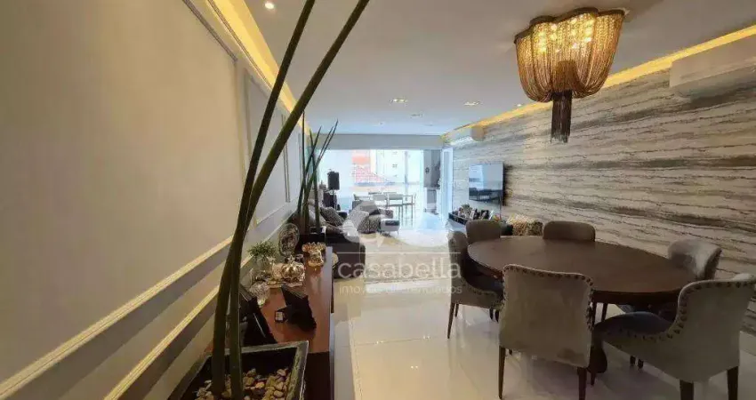 Apartamento com 3 dormitórios à venda, 166 m² por R$ 1.950.000,00 - Embaré - Santos/SP