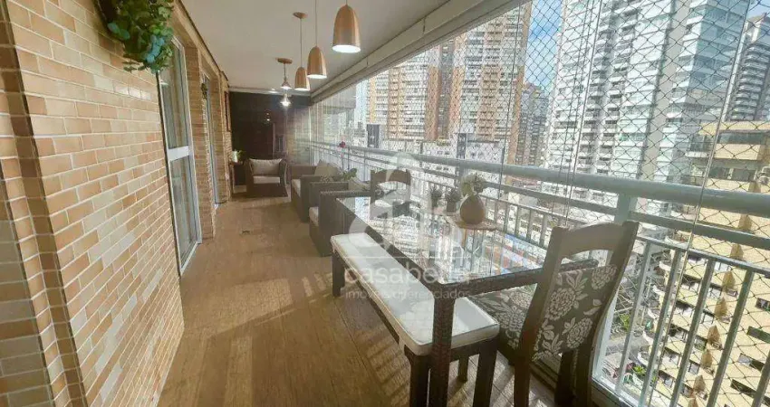 Apartamento com 3 dormitórios à venda, 131 m² por R$ 2.300.000,00 - Gonzaga - Santos/SP