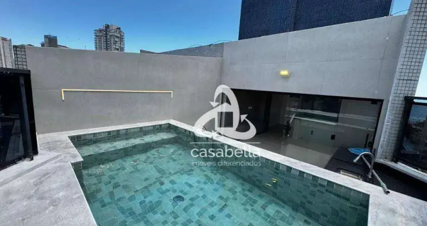 Cobertura com 2 dormitórios à venda, 105 m² por R$ 1.650.000,00 - Boqueirão - Santos/SP