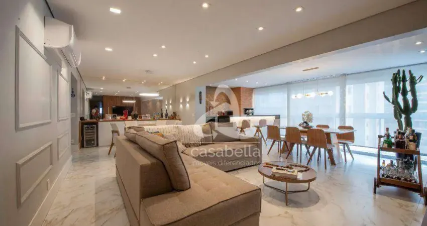 Apartamento com 3 dormitórios à venda, 132 m² por r$ 2.150.000,00 - ponta da praia - santos/sp