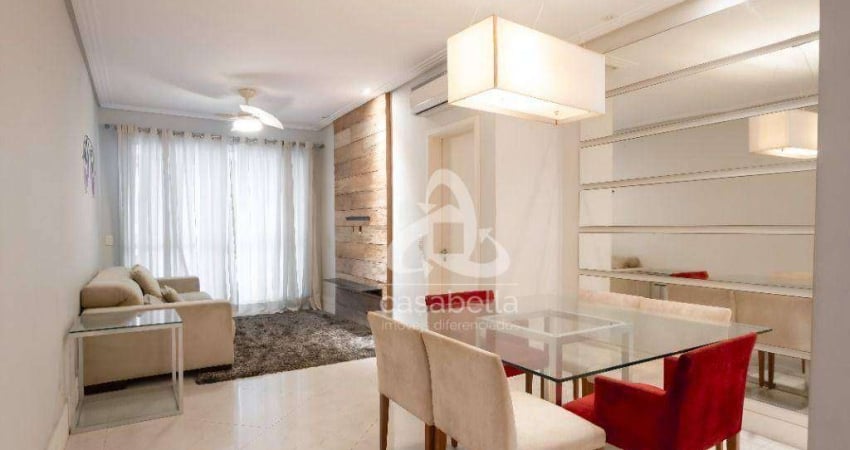 Apartamento com 2 dormitórios para alugar, 80 m² por R$ 6.000,02/mês - Vila Rica - Santos/SP