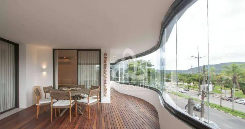 Apartamento com 4 dormitórios, 442 m² - venda por r$ 8.500.000,00 ou aluguel por r$ 50.000,00/mês - aparecida - santos/sp