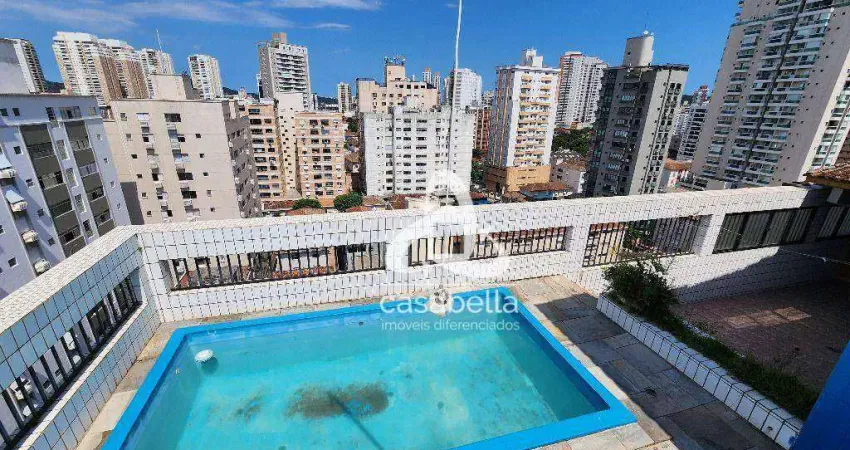 Cobertura com 4 dormitórios à venda, 288 m² por R$ 1.850.000,00 - Ponta da Praia - Santos/SP