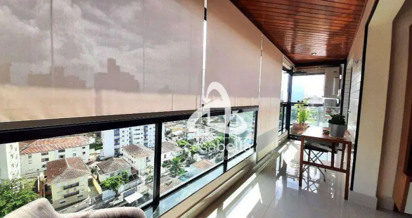 Apartamento com 3 dormitórios à venda, 143 m² por R$ 1.890.000,00 - Ponta da Praia - Santos/SP
