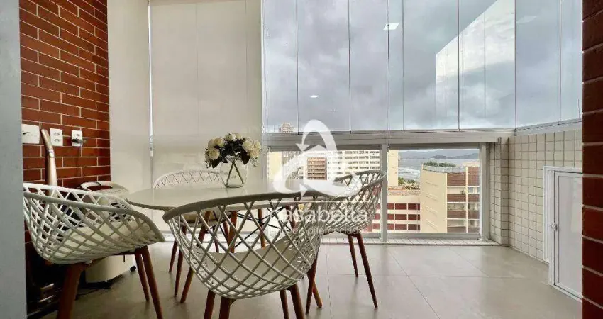 Apartamento com 1 dormitório à venda, 46 m² por R$ 795.000,00 - Boqueirão - Santos/SP