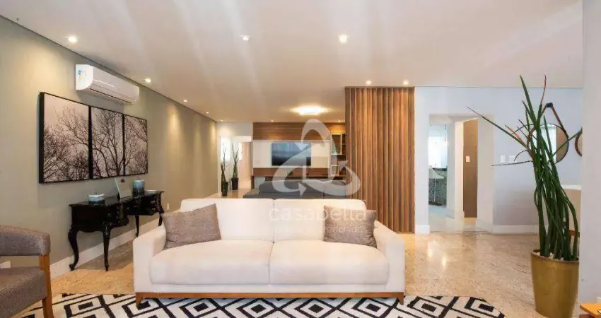 Apartamento com 4 dormitórios à venda, 233 m² por r$ 1.900.000,00 - boqueirão - santos/sp