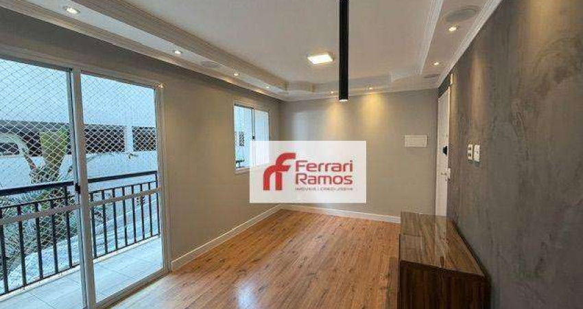 Apartamento com 3 dormitórios à venda, 67 m² por R$ 529.000,00 - Vila Augusta - Guarulhos/SP
