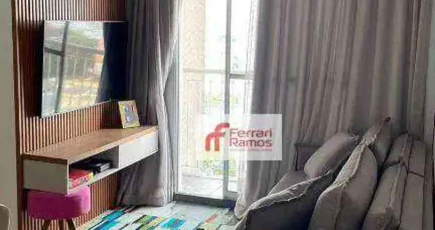 Apartamento com 2 dormitórios à venda, 58 m² por R$ 420.000,00 - Vila das Bandeiras - Guarulhos/SP