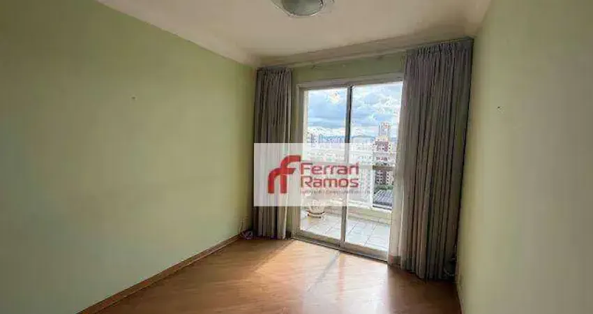 Apartamento com 3 dormitórios para alugar, 79 m² por R$ 4.300/mês - Tatuapé - São Paulo/SP