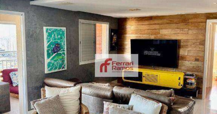 Apartamento com 3 dormitórios à venda, 134 m² por R$ 1.369.000,00 - Vila Augusta - Guarulhos/SP