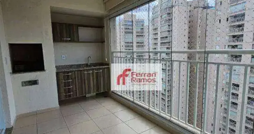 Apartamento com 3 dormitórios para alugar, 86 m² por R$ 5.518,00/mês - Vila Leonor - Guarulhos/SP
