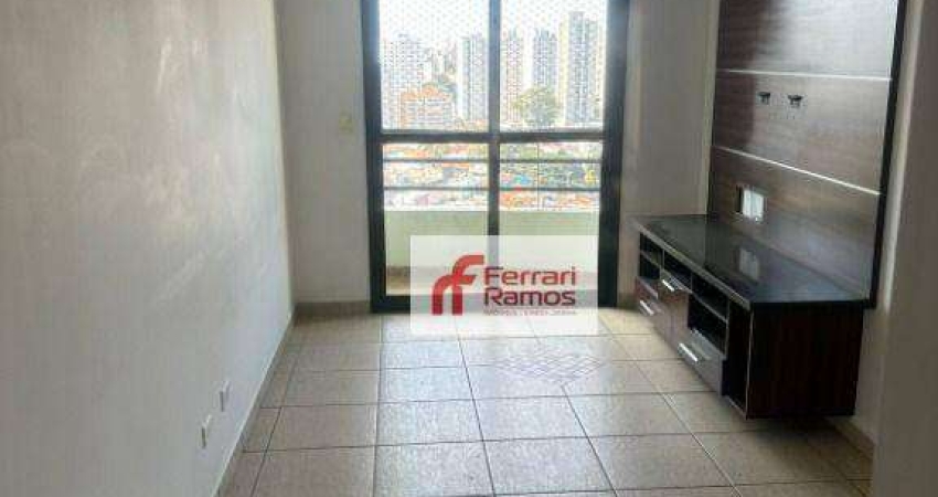 Apartamento com 3 dormitórios, 68 m² - venda por R$ 490.000,00 ou aluguel por R$ 3.800,00/mês - Gopoúva - Guarulhos/SP