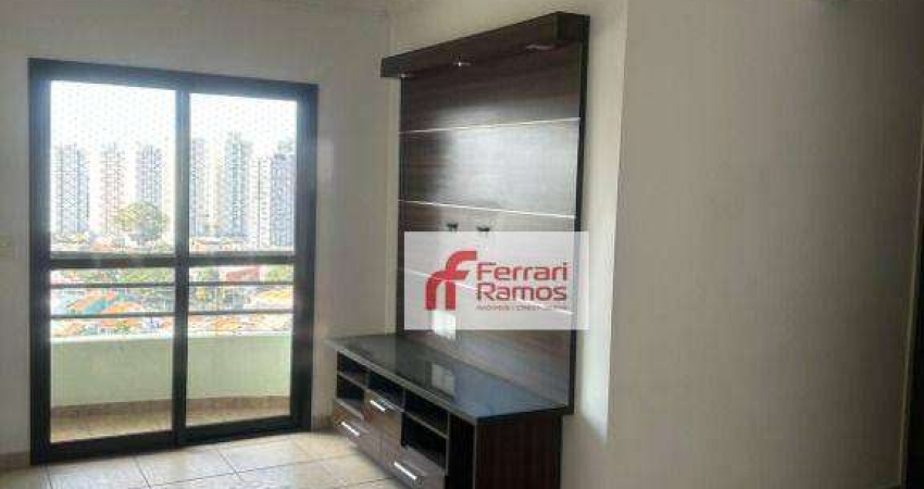 Apartamento com 3 dormitórios para alugar, 68 m² por R$ 3.800,00/mês - Gopoúva - Guarulhos/SP
