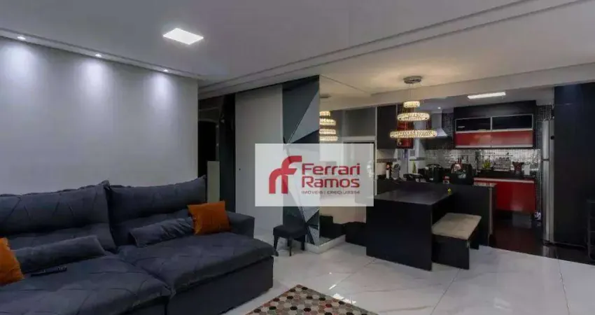 Apartamento com 3 dormitórios, 95 m² - venda por R$ 990.000,00 ou aluguel por R$ 5.610,00/mês - Vila Augusta - Guarulhos/SP