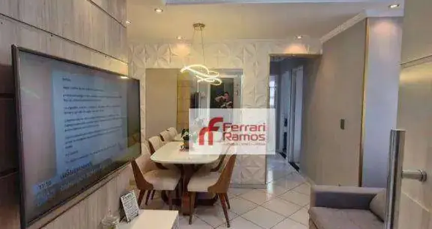 Apartamento com 3 dormitórios à venda, 58 m² por R$ 380.000,00 - Jardim Santa Clara - Guarulhos/SP