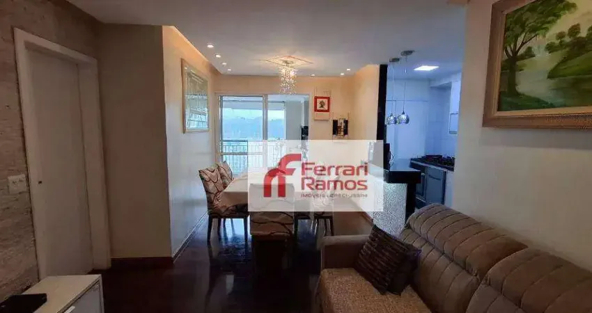 Apartamento com 3 dormitórios, 1 suíte com closet, à venda, 100 m² por R$ 898.000 - Jardim Flor da Montanha - Guarulhos/SP