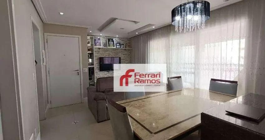 Apartamento com 3 dormitórios à venda, 86 m² por R$ 1.060.000,00 - Vila Leonor - Guarulhos/SP