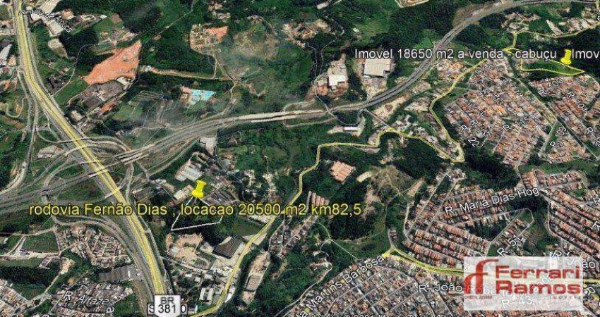 Área para alugar, 20500 m² por R$ 40.000,00/mês - Três Cruzes - São Paulo/SP
