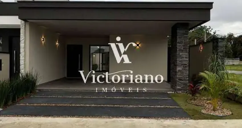 Casa térrea - nova - 3 dorm.1 suíte - cond. bosque dos manacás - jacareí–sp