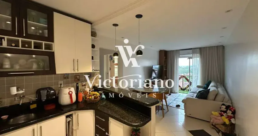 Apto. 69m² 2 dorm. sacada, vaga coberta - resd. jd. luiza jacareí