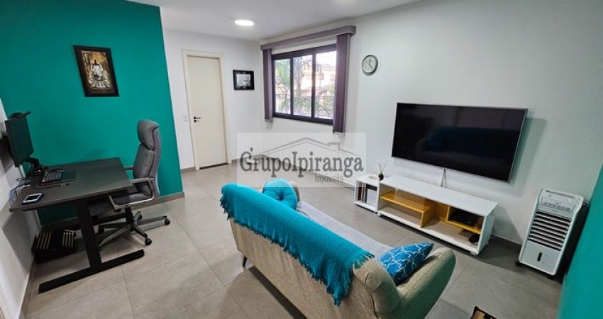Apartamento ao lado do metrô Jabaquara, 1 dormitório, 1 vaga fixa, Salão de Festa, Academia e Piscina