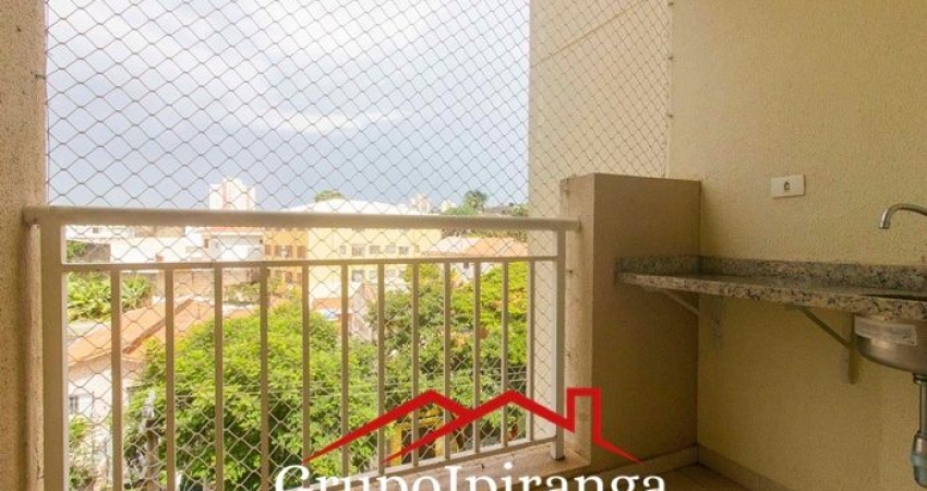 Apartamento com Varanda, 2 dormitórios sendo uma suíte e 1 vaga de garagem.