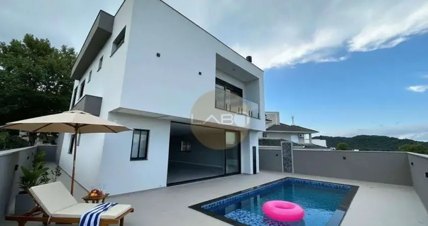 Casa com 3 dormitórios à venda, 300 m² por r$ 2.780.000,00 - cidade universitária pedra branca - palhoça/sc