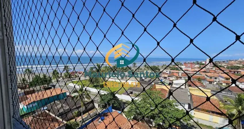 Apartamento em Mongaguá, bairro Itaóca, amplo com 3 suítes, vista para o mar, Residencial com elevador e espaço grill muito próximo do mar.