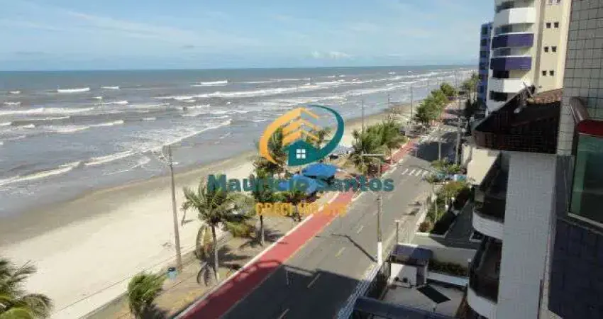 Apartamento em Mongaguá, Centro, vista permanente para o mar, 3 dormitórios sendo 1 suíte, Residencial com salão de jogos, espaço Grill