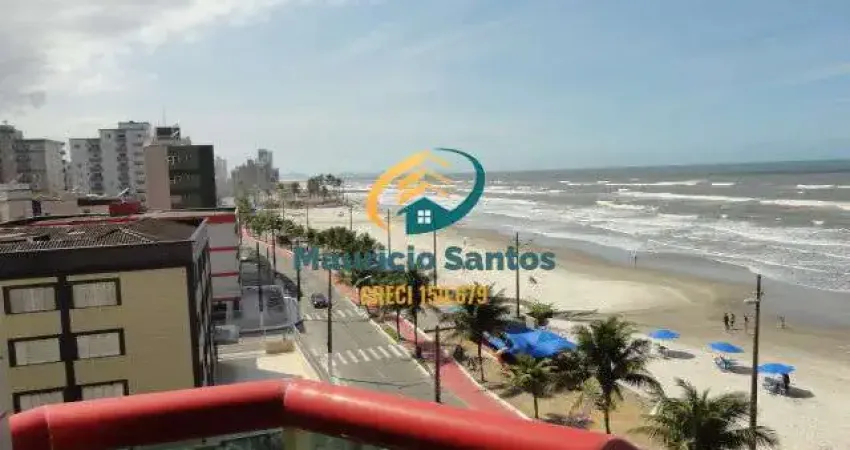 Apartamento em Mongaguá, Centro, vista permanente para o mar, 3 dormitórios sendo 1 suíte, Residencial com salão de jogos, espaço Grill