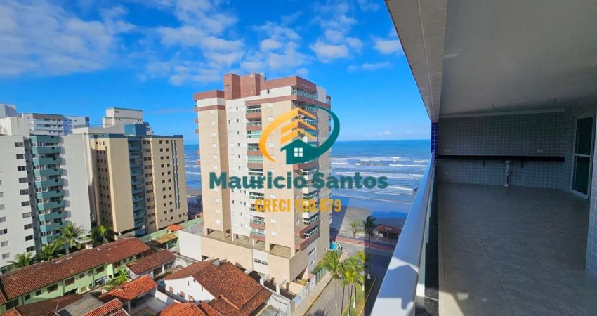 Apartamento Alto Padrão em Mongaguá, Centro, 4 suítes, ampla sacada vista mar, 2 vagas, na quadra do mar, lazer completo no melhor espaço da cidade.