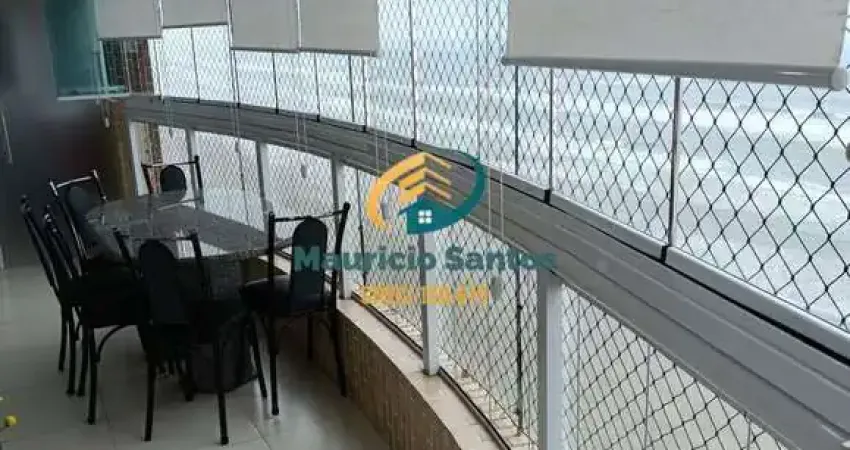 Apartamento em Mongaguá, bairro Vila São Paulo, mobiliado com 2 dormitórios sendo 1 suíte, vista permanente para o mar, 2 vagas de garagem, Residencial com lazer completo!