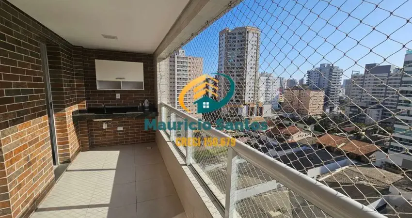 Apartamento para locação em praia grande, bairro canto do forte, semi mobiliado,  2 dormitórios sendo 1 suíte, residencial com lazer completo e com excelente localização!