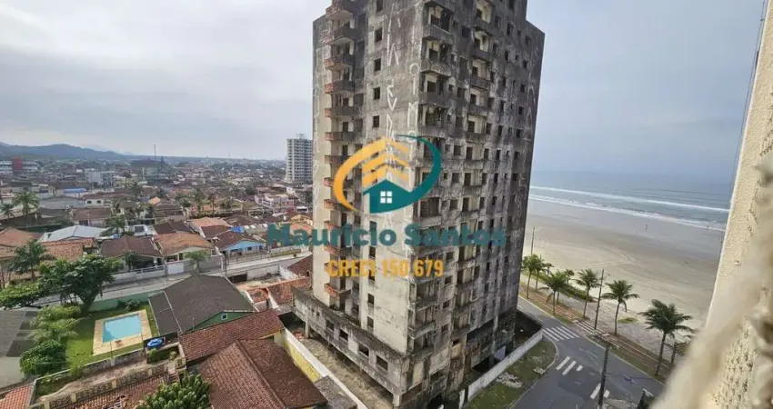 Apartamento em praia grande, bairro solemar, mobiliado, 3 dormitórios sendo 1 suíte, vista para o mar, excelente localização, na quadra da praia!!