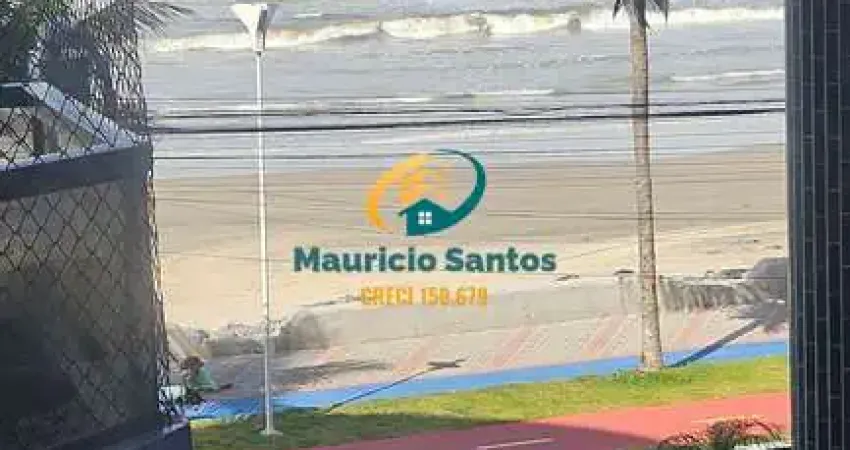 Apartamento em mongaguá, bairro jardim marina, semi mobiliado com 1 dormitório, demais dependências e sacada com vista para o mar.