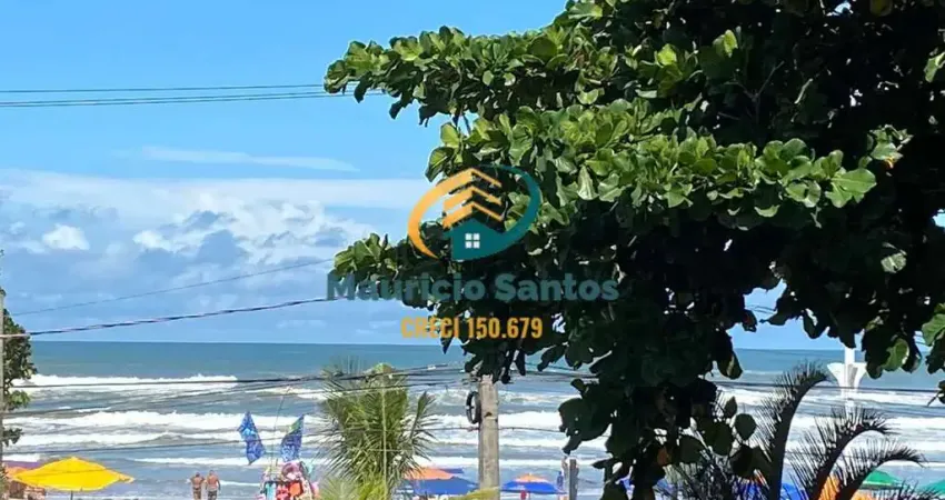 Apartamento em mongaguá, centro da cidade, mobiliado e com 2 dormitórios sendo 1 suíte, sacada com vista para o mar, residencial com excelente localização, próximo a tudo!!