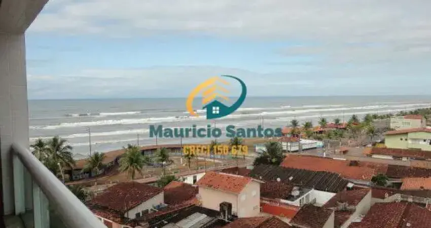 Apartamento alto padrão em mongaguá, bairro vera cruz, 2 dormitórios sendo 1 suíte, terraço gourmet com vista para o mar, 2 vagas garagem, residencial frente ao mar e com lazer completo com piscina de