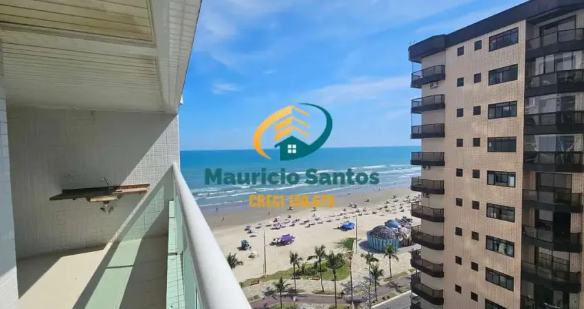 Apartamento alto padrão em praia grande, bairro vila caiçara, 3 suítes, lavabo, sacada gourmet com vista para o mar, residencial com lazer completo frente ao mar!