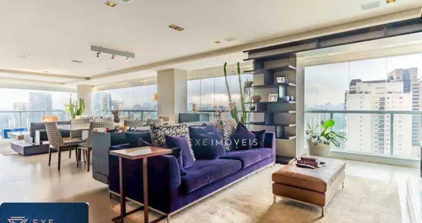 Apartamento com 3 dormitórios à venda, 219 m² por R$ 3.506.000 - Campo Belo - São Paulo/SP