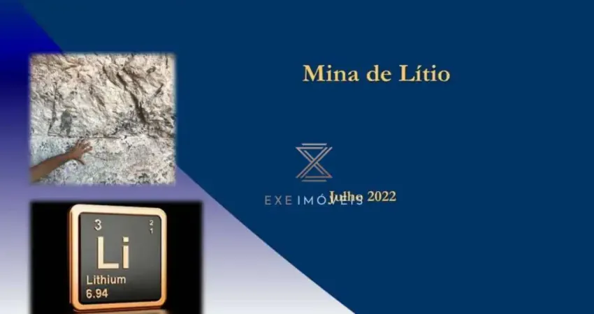 Mina de Lítio à venda, 6300000 m² por R$ 50.000.000 - Zona Rural - Brasilândia de Minas/MG