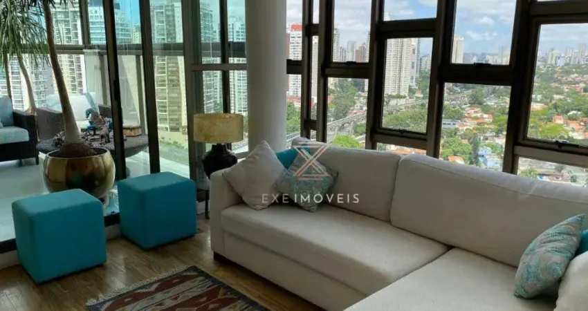Cobertura com 3 dormitórios à venda, 240 m² por R$ 4.240.000 - Brooklin Paulista - São Paulo/SP