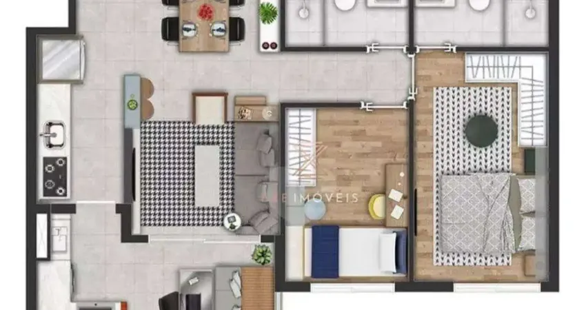 Apartamento com 2 dormitórios à venda, 58 m² por R$ 858.600,00 - Butantã - São Paulo/SP