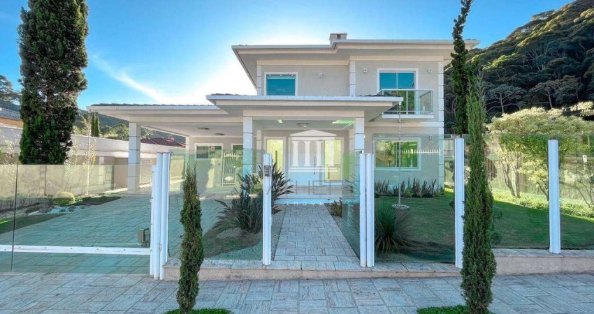 Casa com 4 dormitórios, 255 m² - venda por R$ 2.500.000,00 ou aluguel por R$ 10.751,72/mês - Prata - Teresópolis/RJ