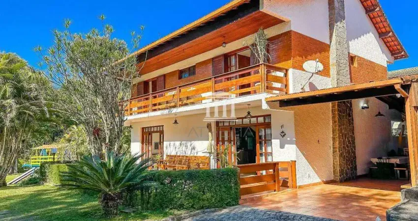 Casa com 4 dormitórios à venda, 250 m² por r$ 1.700.000,00 - carlos guinle - teresópolis/rj